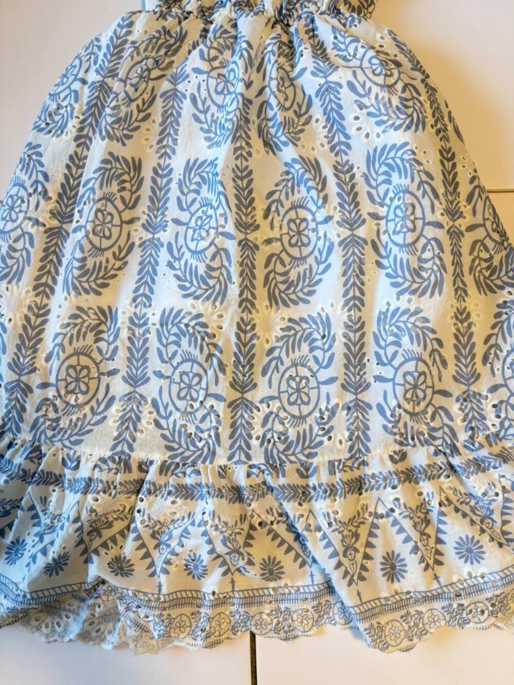 Luisa Perla Made in Italy Eyelet Cotton Dress – Women’s XL - Picture 10 of 13